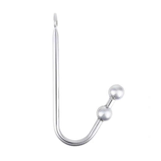 Pleasurable Steel Stainless Two Anal 4417 Balls Hook 0824